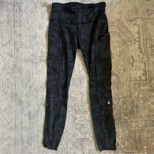 Lulu lemon fast and free legging camo
